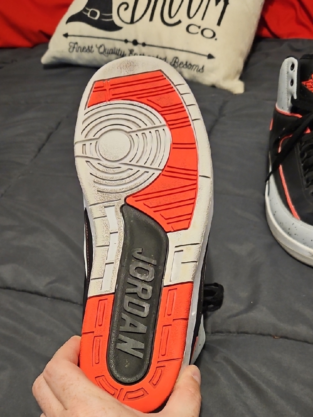 Air Jordan 2 Infrared 23 Sneakers Size 12 - Picture 5 of 6